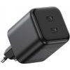 Ugreen Wall Charger X526 (65058), 45W, 3A, 2 x USB-C, Black