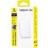 Baseus Power Bank 10000 mAh, 30W Enerfill FM11 Magnetic /Moon white/ - E0028703