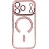 Case For Iphone 17 Pro / 18 Pro Electro Mag Cover Compatible With Magsafe gold-Rose OEM