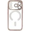 Case For Iphone 17 Pro / 18 Pro Electro Mag Cover Compatible With Magsafe gold-Rose OEM