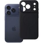 Case For Iphone 17 Pro / 18 Pro Silicone Mag Cover Compatible With Magsafe (Camera protection) Black OEM