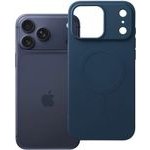 Case For Iphone 17 Pro Max / 18 Pro Max Silicone Mag Cover Compatible With Magsafe (Big hole) Dark Blue OEM