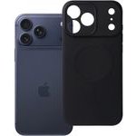 Case For Iphone 17 Pro Max / 18 Pro Max Silicone Mag Cover Compatible With Magsafe (Camera protection) Black OEM