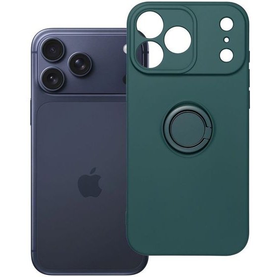 Case For Iphone 17 Pro Max / 18 Pro Max Silicone Ring Green OEM