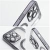 Case For Iphone 17 Pro / 18 Pro Electro Mag Cover Compatible With Magsafe Black OEM