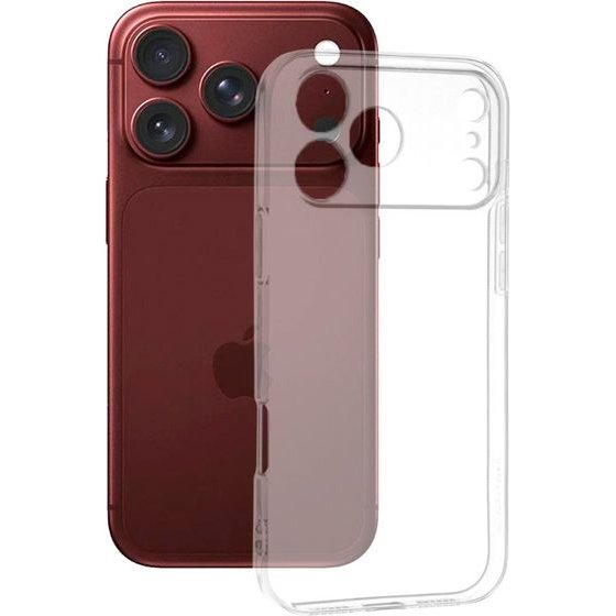 Techsuit - Clear Silicone - iPhone 18 Pro Max / iPhone 17 Pro Max - Transparent