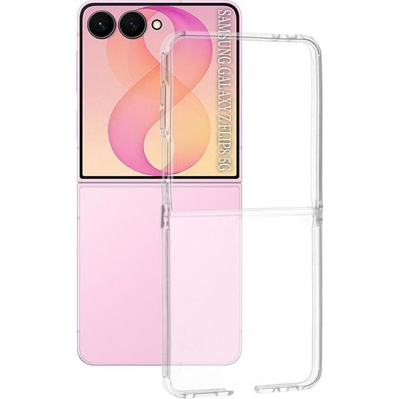 Techsuit - Clear Silicone - Samsung Galaxy Z Flip8 / Z Flip7 - Transparent