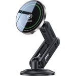 Yesido - Car Holder with Wireless Charging - for Dashboard / Air Vent, N52 Magnets, 15W, Type-C - Black - (C317)