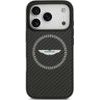 Aston Martin Case HC Kevlar Counter Design MagSafe for iPhone 17 Pro black - (ASHMP17LFCOS)