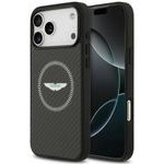 Aston Martin Case HC Kevlar Counter Design MagSafe for iPhone 17 Pro Max black - (ASHMP17XFCOS)