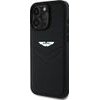 Aston Martin Case HC Leather Victory Design for iPhone 16 Pro Max black - (ASHCP16XPVIK)
