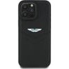 Aston Martin Case HC Leather Victory Design to iPhone 16 Pro black - (ASHCP16LPVIK)