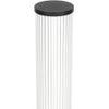 GloboStar Cylis ��������� �������� ����� Led 15W 1350lm 360� Ac 220-240V ��������� IP65 ����� ����� 2700K - Sanan Smd Chip - ����� ��� - �13 x �13 x �80cm - 3 ������ ������� - (GLB-103-0014)