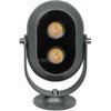 GloboStar Floodis ��������� ���� Wall Washer Led 4W 360lm 24� Ac 220-240V ��������� IP65 ����� ����� 2700K - Sanan Smd Chip - ���� ������� ��� - �7 x �5 x �11cm - 3 ������ ������� - (GLB-103-0031)