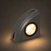 GloboStar Floodora ��������� ���� Wall Washer Led 3W 270lm 5� Ac 220-240V ��������� IP65 ����� ����� 2700K - Sanan Smd Chip - ���� ������� ��� - �8 x �5 x �8cm - 3 ������ ������� - (GLB-103-0029)