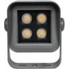 GloboStar Floodvira ��������� ���� Wall Washer Led 8W 720lm 24� Ac 220-240V ��������� IP65 ����� ����� 2700K - Sanan Smd Chip - ���� ������� ��� - �11 x �9 x �15cm - 3 ������ ������� - (GLB-103-0032)