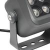 GloboStar Floodvira ��������� ���� Wall Washer Led 8W 720lm 24� Ac 220-240V ��������� IP65 ����� ����� 2700K - Sanan Smd Chip - ���� ������� ��� - �11 x �9 x �15cm - 3 ������ ������� - (GLB-103-0032)
