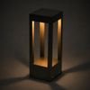 GloboStar Prism ��������� �������� ����� Led 8W 720lm 90� Ac 220-240V ��������� IP65 ����� ����� 2700K - Sanan Smd Chip - ����� ��� - �11 x �11 x �30cm - 3 ������ ������� - (GLB-103-0019)