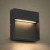 GloboStar Stepini ��������� ����������� / ��������� Led 3W 270lm 45� Ac 220-240V ��������� IP65 ����� ����� 2700K - Sanan Smd Chip - ����� ��� - �11.5 x �3 x �11.5cm - 3 ������ ������� - (GLB-103-0035)