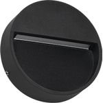 GloboStar Stepini ��������� ����������� / ��������� Led 3W 270lm 45� Ac 220-240V ��������� IP65 ����� ����� 2700K - Sanan Smd Chip - ����� ��� - �12 x �3 x �12cm - 3 ������ ������� - (GLB-103-0034)