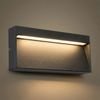 GloboStar Stepini ��������� ����������� / ��������� Led 9W 810lm 45� Ac 220-240V ��������� IP65 ����� ����� 2700K - Sanan Smd Chip - ����� ��� - �20 x �3 x �9cm - 3 ������ ������� - (GLB-103-0036)