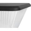 GloboStar Topis ��������� ������� Post Top ��������/������/����� Led 50W 4500lm 360� Ac 220-240V ��������� IP65 ����� ����� 2700K - Sanan Smd Chip - ����� ��� - �45 x �45 x �40cm - 3 ������ ������� - (GLB-103-0021)