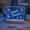 Forever Light Wooden Acryl Led Night Light FNL-18 With Marker pen