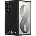 BMW M Pu Perforated Tricolor Stripe Magnetic Case For Samsung Galaxy Z Fold 8 Ultra Black - (BMHMZFD823PUPDK)
