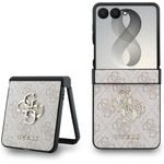 Guess Pu 4G Metal Logo Case For Samsung Galaxy Z Flip 8 Pink - (GUHCZF84GMGPI)