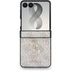 Guess Pu 4G Metal Logo Case For Samsung Galaxy Z Flip 8 Pink - (GUHCZF84GMGPI)