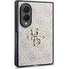 Guess Pu 4G Metal Logo Case For Samsung Galaxy Z Fold 8 Pink - (GUHCZFW84GMGPI)