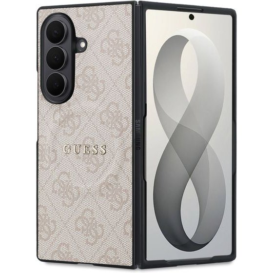Guess Pu Leather 4G Magnetic Case For Samsung Galaxy Z Fold 8 Ultra Pink - (GUHMZFD8P4MSEGCP)