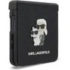 Karl Lagerfeld Pu Saffiano Karl And Choupette Case For Samsung Galaxy Z Flip 8 Black - (KLHCZF8SAPKCNPK)