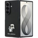 Karl Lagerfeld Pu Saffiano Karl And Choupette Case For Samsung Galaxy Z Fold 8 Ultra Black - (KLHCZFD8SAPKCNPK)