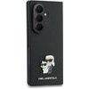 Karl Lagerfeld Pu Saffiano Karl And Choupette Case For Samsung Galaxy Z Fold 8 Ultra Black - (KLHCZFD8SAPKCNPK)