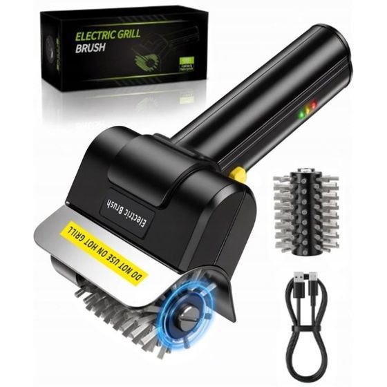 EXTRALINK Powerlink By Cleangrill 360 | Electric Grill Cleaning Brush | USB-C - (EX.80036)
