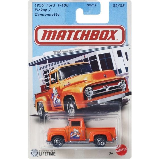 Mattel Matchbox: 1956 Ford F-100 Pickup Vehicle (JJR46)