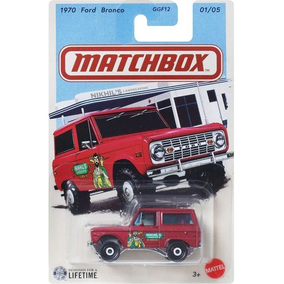 Mattel Matchbox: 1970 Ford Bronco Vehicle (JRK09)