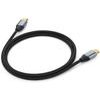 FORCELL Cable Display Port To Display Port 2.1 16K 60Hz/8K 120Hz/4K 240Hz - High Speed, HDR, Ethernet, G-SYNC/FreeSync, 80Gbps, 2 m black