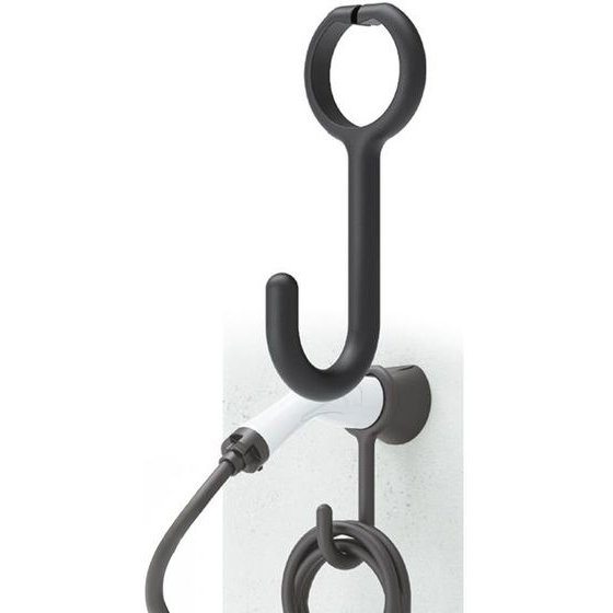Energenie Charging Cable Holder Black - (EV-CH-01)
