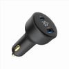 Gembird 2-Port Usb Car Fast Charger With Lcd Display TYPE-C Pd 30W Black - (TA-UC-AC2PD30LCD-CAR-01)