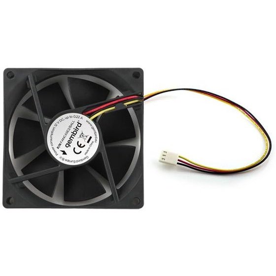 Gembird 90MM Pc Case Fan Ball Bearing Black - (FANCASE2/BALL)