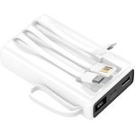 Setty Power Bank 20000 Mah With Cables SPB-LC-220 white