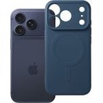 Case For Iphone 17 Pro / 18 Pro Silicone Mag Cover Compatible With Magsafe (Camera protection) Dark Blue OEM