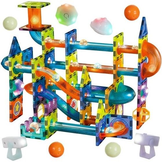 Iso Trade Magnetic blocks - ball track 110 pieces 25766 - (18688-0)