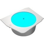 Cougar illuminated hub for FV270, White - (3858M60.0004)