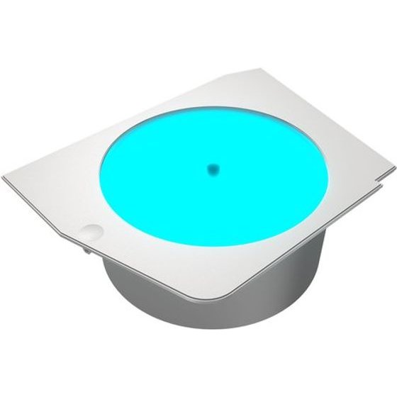 Cougar illuminated hub for FV270, White - (3858M60.0004)