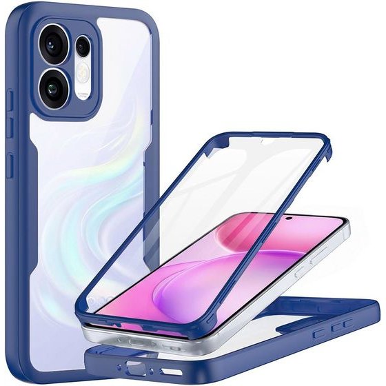 Techsuit - Colorverse 360 Series + Screen Protector - Oppo Reno16 / Reno16 Pro - Blue