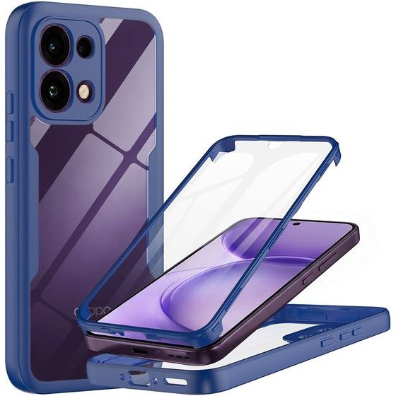 Techsuit - Colorverse 360 Series + Screen Protector - Oppo Reno16 F / Reno16 Fs - Blue