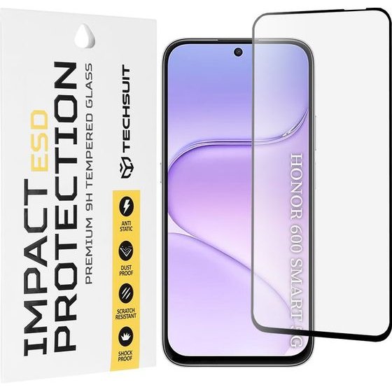 Techsuit - Esd Glass - Honor 600 Smart - Black
